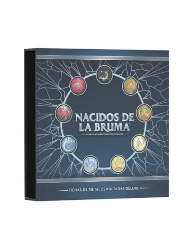 Nacidos de la bruma fichas de metal