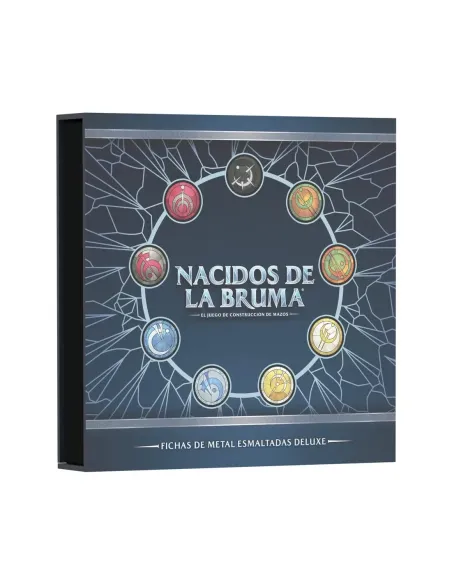 Nacidos de la bruma fichas de metal