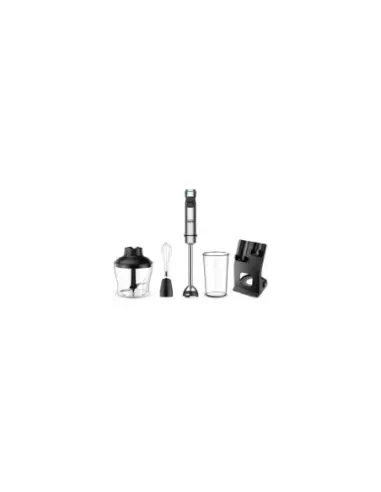 Batidora de mano Grunkel BM-1500SET/ 1500W/ Capacidad 0.8L/ Incluye Vaso, Picadora, Varilla y Soporte