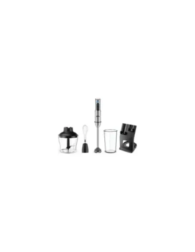 Batidora de mano Grunkel BM-2000SET/ 2000W/ Capacidad 0.8L/ Incluye Vaso, Picadora, Varilla y Soporte