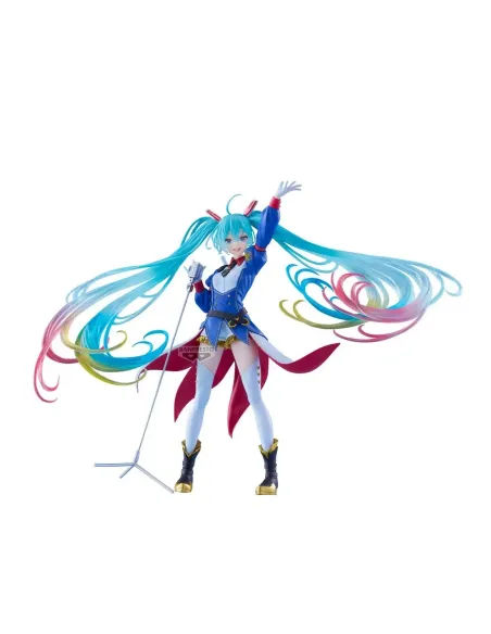 Figura banpresto gundam 45th×hatsune miku evolve