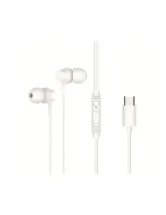 Auricular intrauditivo usb - c conceptronic brendan03w 1.2m microfono blanco