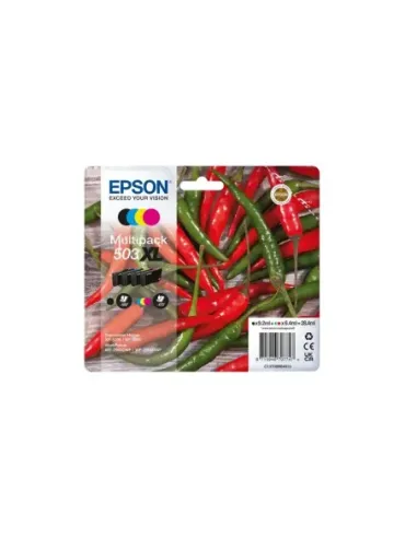 Multipack cartucho tinta epson 503xl 4 colores pimiento