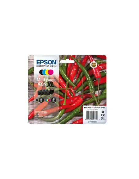 Multipack cartucho tinta epson 503xl 4 colores pimiento