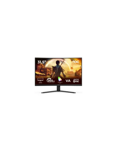 Monitor Gaming Curvo AOC C32G42ZE 31.5"/ Full HD/ 0.3ms/ 240Hz/ VA/ Negro