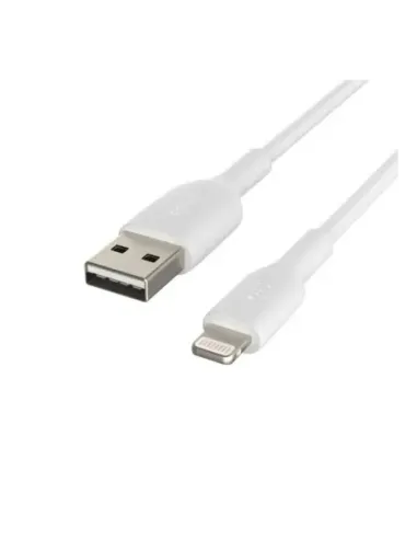Cable lightning a usb tipo a belkin 2m -  macho - macho -  blanco