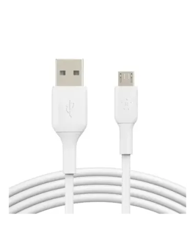 Cable micro usb tipo b a usb tipo a belkin 1m -  macho - macho -  blanco