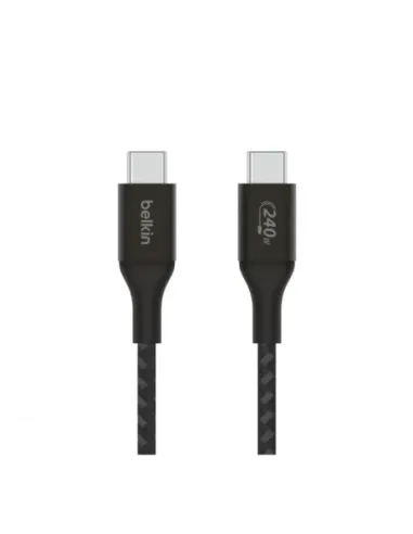 Cable usb tipo c belkin 1m -  macho - macho -  negro trenzado