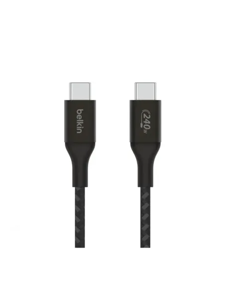 Cable usb tipo c belkin 1m -  macho - macho -  negro trenzado