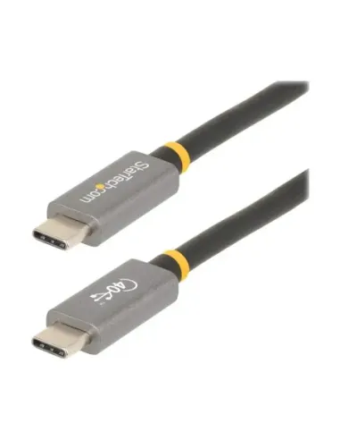 Cable usb tipo c startech 1m -  macho - macho -  negro