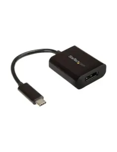 Adaptador usb tipo c a displayport startech 0.14m -  macho - hembra -  negro