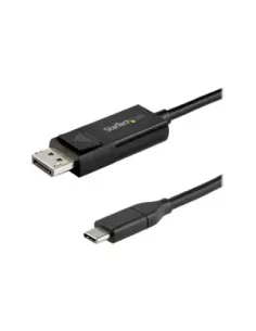 Cable usb tipo c a displayport 1m -  macho - macho -  negro