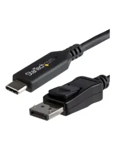 Cable usb tipo c a displayport startech 1.8m -  macho - macho -  negro