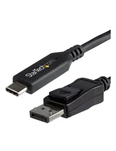 Cable usb tipo c a displayport startech 1.8m -  macho - macho -  negro