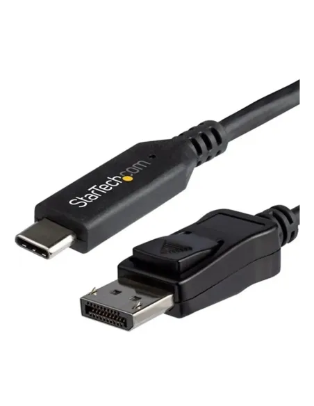 Cable usb tipo c a displayport startech 1.8m -  macho - macho -  negro