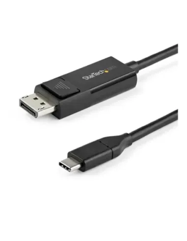 Cable usb tipo c a displayport 1m -  macho - macho -  negro