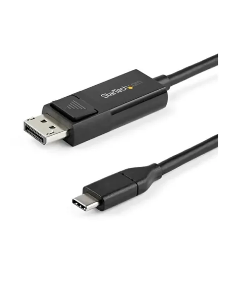 Cable usb tipo c a displayport 1m -  macho - macho -  negro