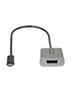 Adaptador usb tipo c a displayport startech 0.3m -  macho - hembra -  gris