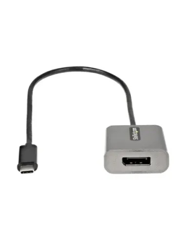 Adaptador usb tipo c a displayport startech 0.3m -  macho - hembra -  gris