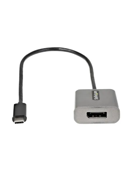 Adaptador usb tipo c a displayport startech 0.3m -  macho - hembra -  gris