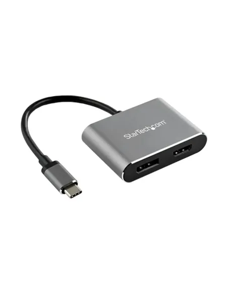Adaptador usb tipo c a hdmi - displayport startech 0.205m -  macho - hembra -  gris