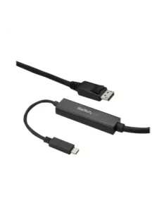 Cable usb tipo c a displayport startech 3m -  macho - macho -  negro