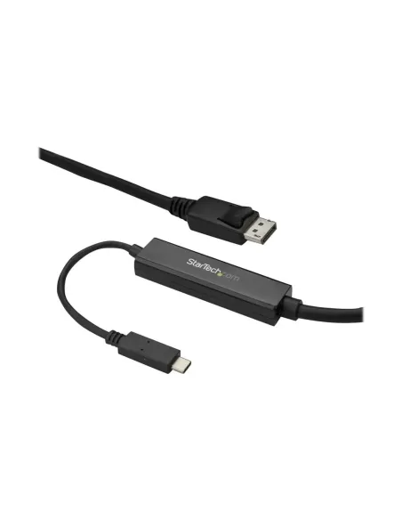 Cable usb tipo c a displayport startech 3m -  macho - macho -  negro