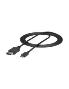 Cable usb tipo c a displayport 4k startech 1.8m -  macho - macho -  negro