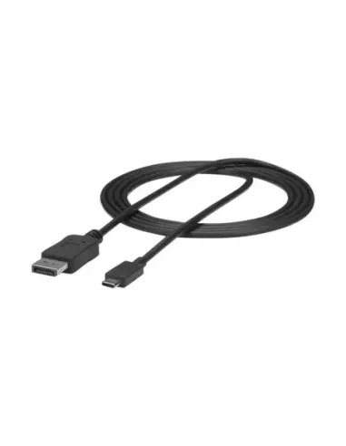 Cable usb tipo c a displayport 4k startech 1.8m -  macho - macho -  negro