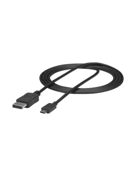 Cable usb tipo c a displayport 4k startech 1.8m -  macho - macho -  negro