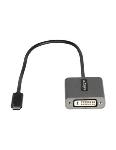 Adaptador usb tipo c a dvi - i startech 0.38m -  macho - hembra -  negro