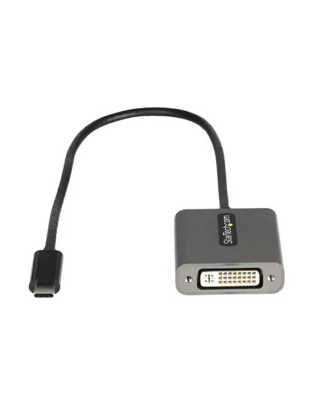 Adaptador usb tipo c a dvi - i startech 0.38m -  macho - hembra -  negro