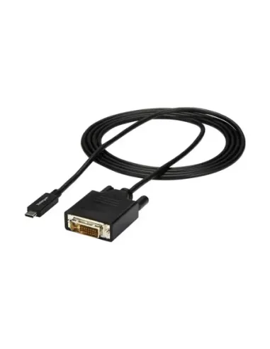 Cable usb tipo c a dvi - d startech 2m -  macho - macho -  negro