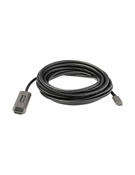 Cable usb tipo c a hdmi 4k startech 4m -  macho - macho -  negro
