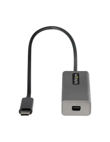 Adaptador usb tipo c a mini dp startech 0.306m -  macho - hembra -  gris