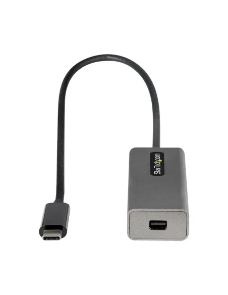 Adaptador usb tipo c a mini dp startech 0.306m -  macho - hembra -  gris