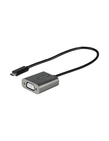 Adaptador usb tipo c a vga startech 0.3m -  macho - hembra -  negro