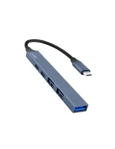 Minidock coolbox 5 aluminio usb - c + pd 100w - 2x usb - a - 1x usb - c - 1x usb - a 3.2 gen1