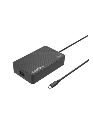Adaptador cargador de portatil usb - c coolbox 100w gan