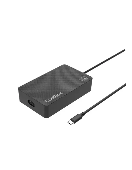 Adaptador cargador de portatil usb - c coolbox 100w gan