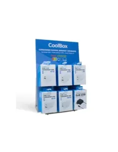COOLBOX PACK 12 CARGADORES GAN2 + EXPOSITOR