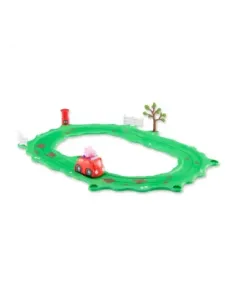 Peppa pig circuito cochecito rojo
