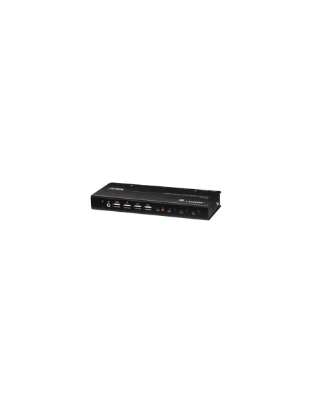 ATEN 4-PORT USB 4K HDMI KVMP SWITCH WITH USB PERIPHERAL SUPPORT