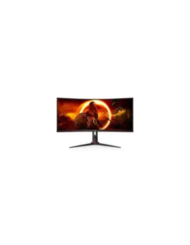 Monitor Gaming Ultrapanorámico Curvo AOC CU34G2XP/BK 34"/ WQHD/ 1ms/ 180Hz/ VA/ Negro
