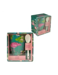 Taza con cuchara enesco flamenco