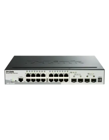 Switch 20 puertos 10 - 100 - 100 dgs - 1510 - 20 gestionables d - link
