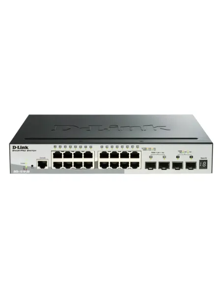 Switch 20 puertos 10 - 100 - 100 dgs - 1510 - 20 gestionables d - link