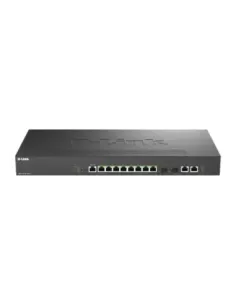 Switch gestionable d - link dms - 1250 - 12tp 8x multigigabit 2.5g poe+ 2 x 10g + 2 x 10g sfp+ 240w