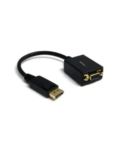 Adaptador displayport a vga startech 28cm -  macho - hembra -  negro