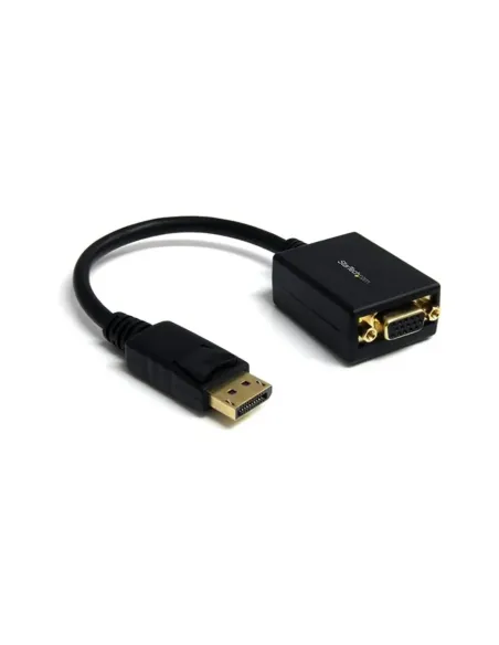 Adaptador displayport a vga startech 28cm -  macho - hembra -  negro